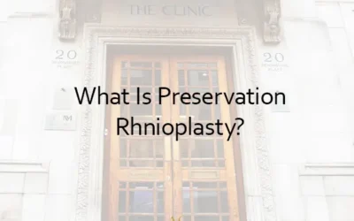 What is preservation rhinoplasty?