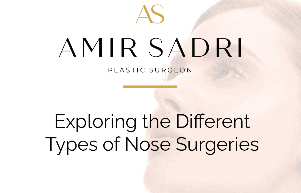 Exploring the Different Types of Nose Surgeries