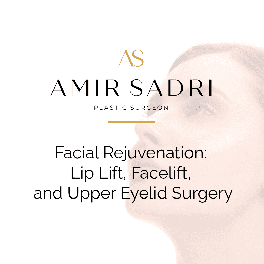 Facial Rejuvenation: Lip Lift, Facelift, and Upper Eyelid Surgery