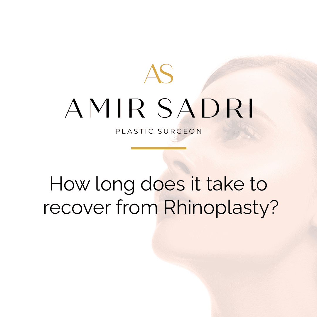 How long does it take to recover from Rhinoplasty?