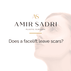 Does a Facelift Leave Scars?