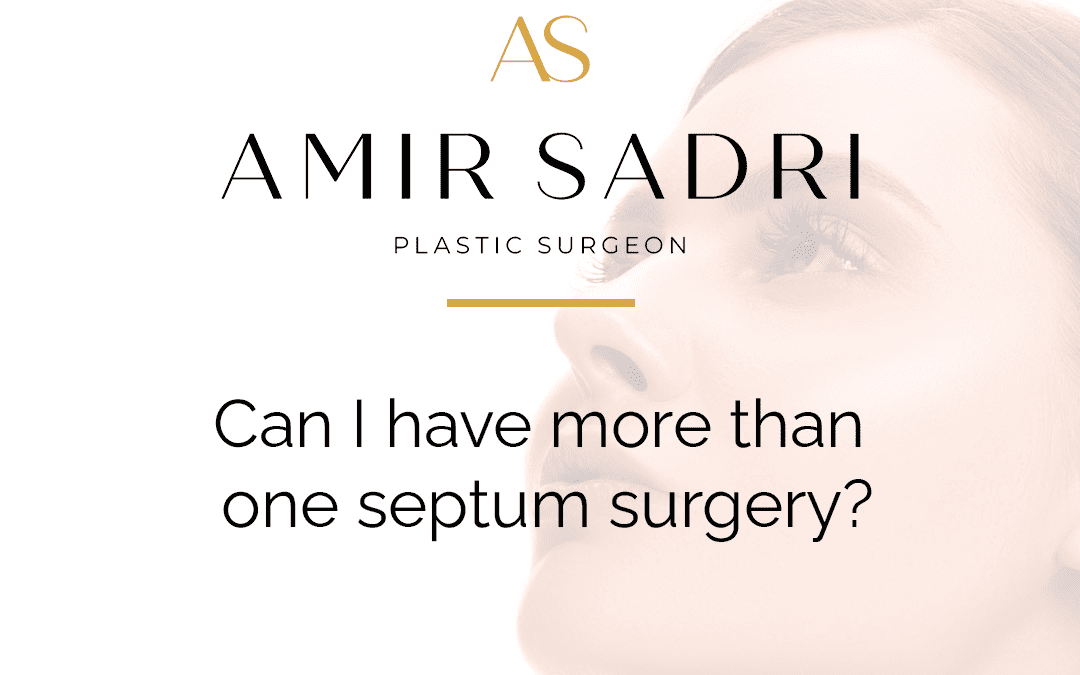 Can I have more than one septum surgery?