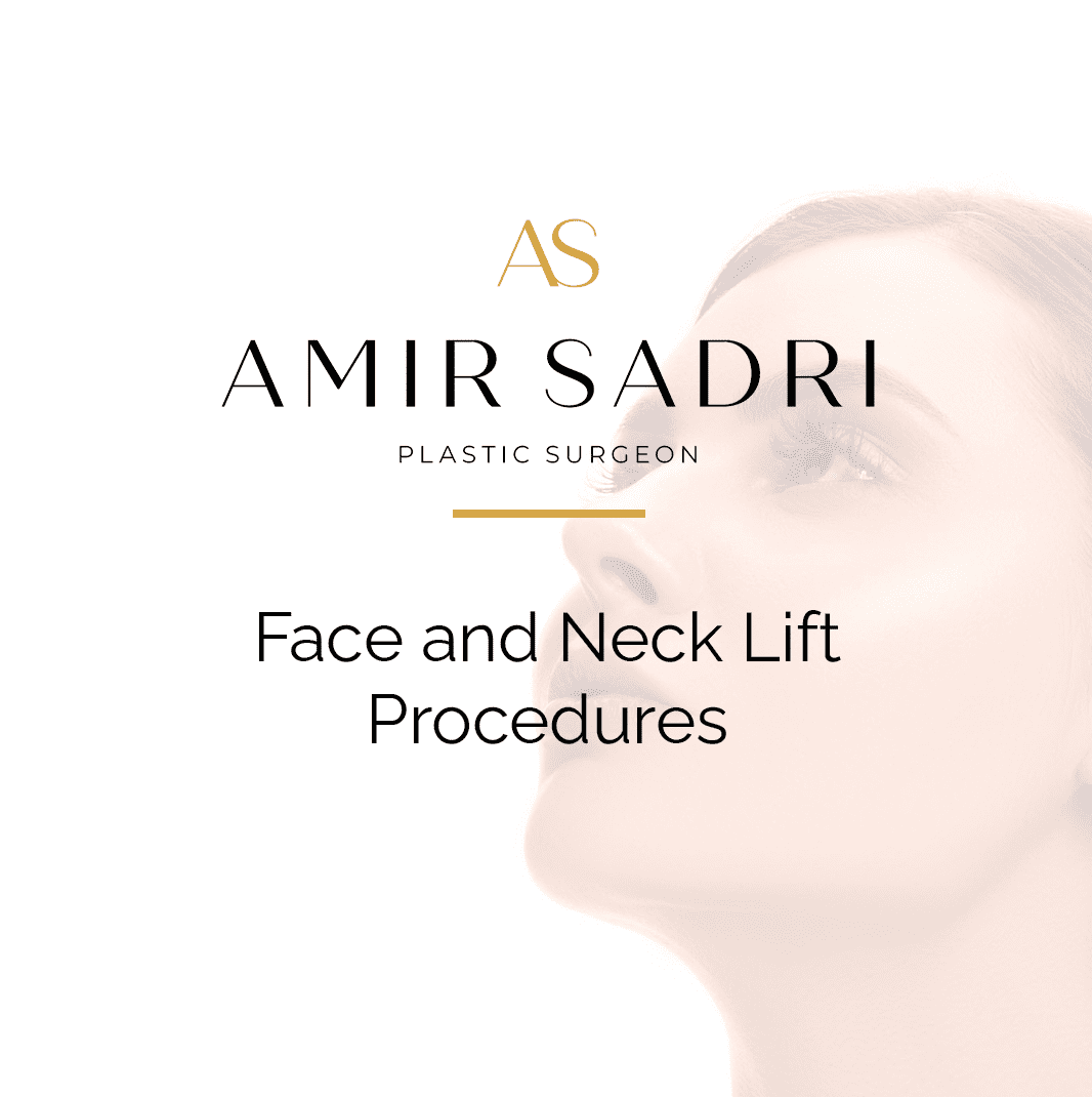 Face and neck lift procedures