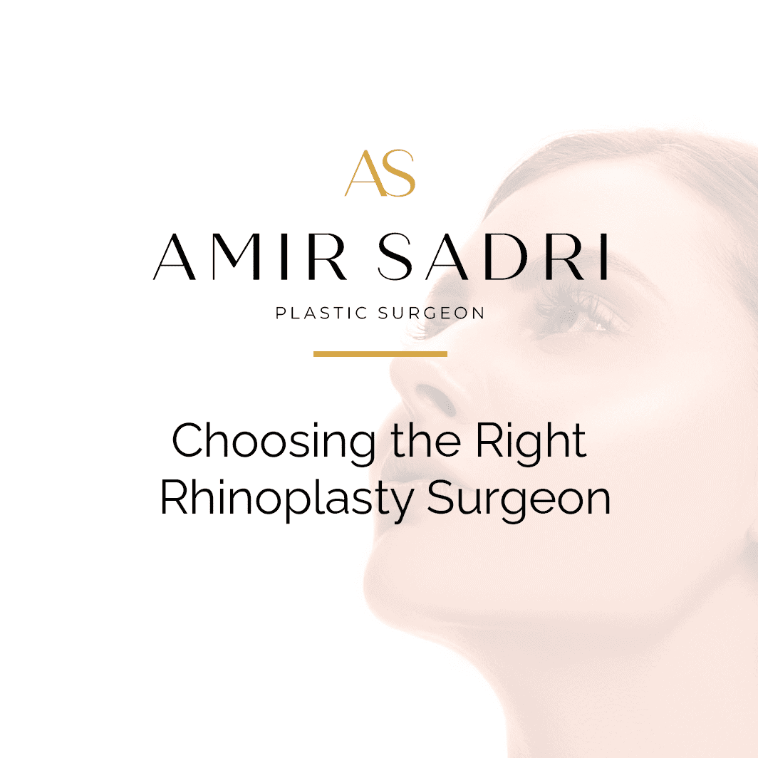 Choosing the right rhinoplasty surgeon