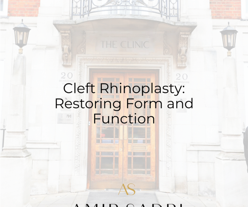 Cleft Rhinoplasty: Restoring Form and Function