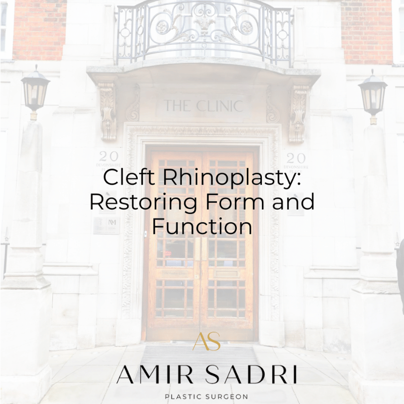 Cleft Rhinoplasty: Restoring Form and Function