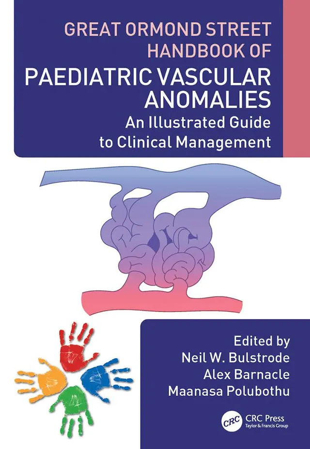 Book cover of Great Ormond Street Handbook of Paediatric Vascular Anomalies, co-authored by Amir Sadri